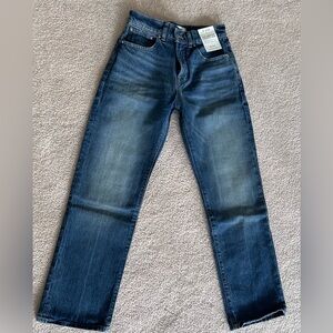 Madewell The Petite Longline Straight Jean